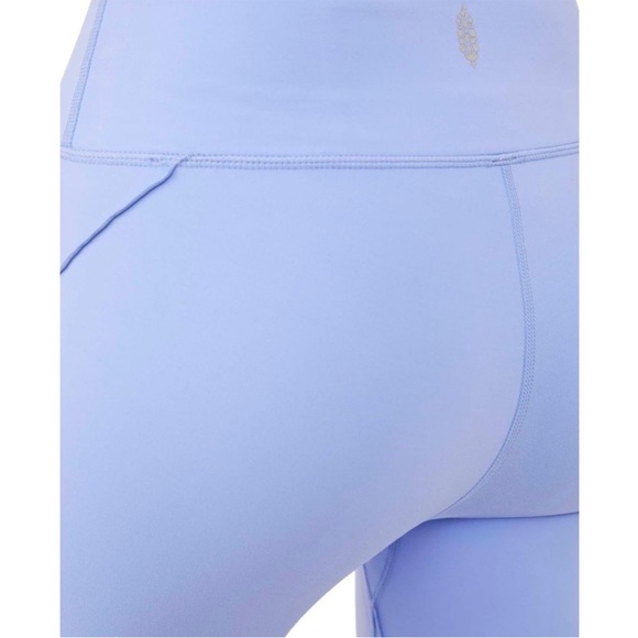 NWT Free People movement Hearts Aflutter Legging Ruffle Detail Red Pink Size S - Picture 4 of 7